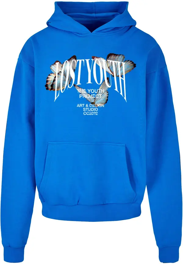 Lost Youth Lost Youth Sweater majica  kobalt plava / miks boja