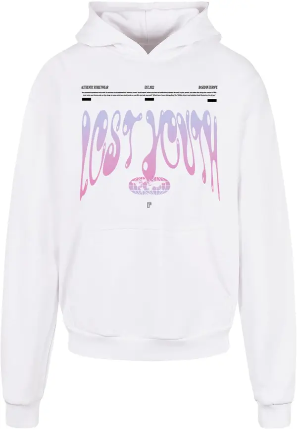 Lost Youth Lost Youth Sweater majica  ljubičasta / roza / crna / prljavo bijela