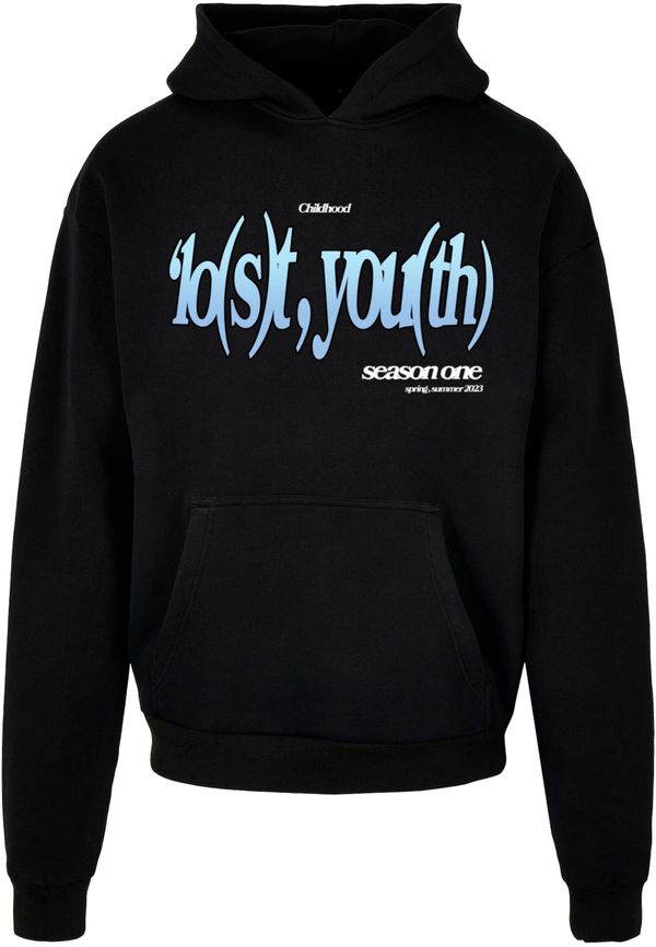 Lost Youth Lost Youth Sweater majica  svijetloplava / crna / bijela
