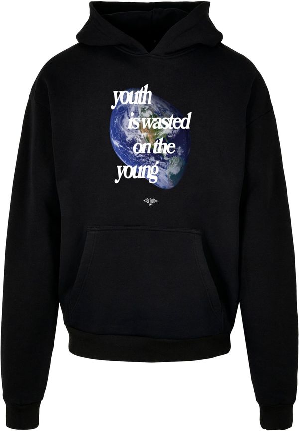 Lost Youth Lost Youth Sweater majica 'World'  tamno plava / zelena / crna / bijela