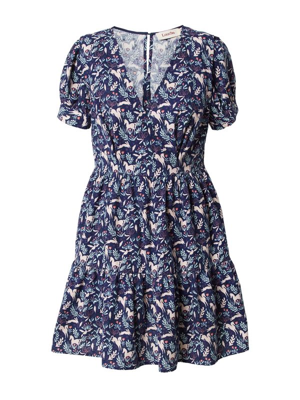 Louche Louche Haljina 'SAARA'  mornarsko plava / prljavo roza / bijela