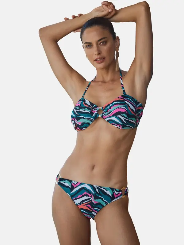 love & roses love & roses Bikini donji dio  azur / akvamarin / tamno plava / tamno roza