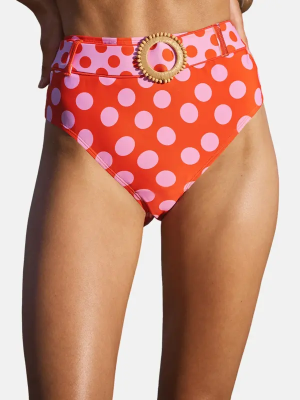 love & roses love & roses Bikini donji dio  roza / narančasto crvena