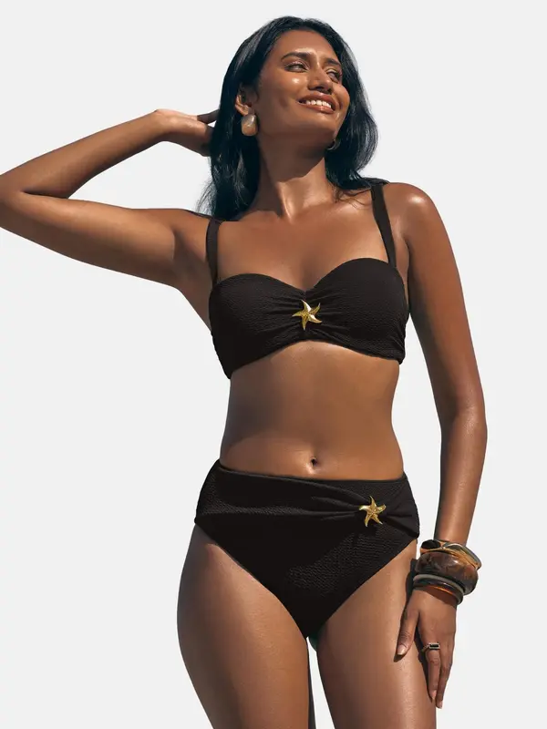 love & roses love & roses Bikini donji dio  zlatna / crna