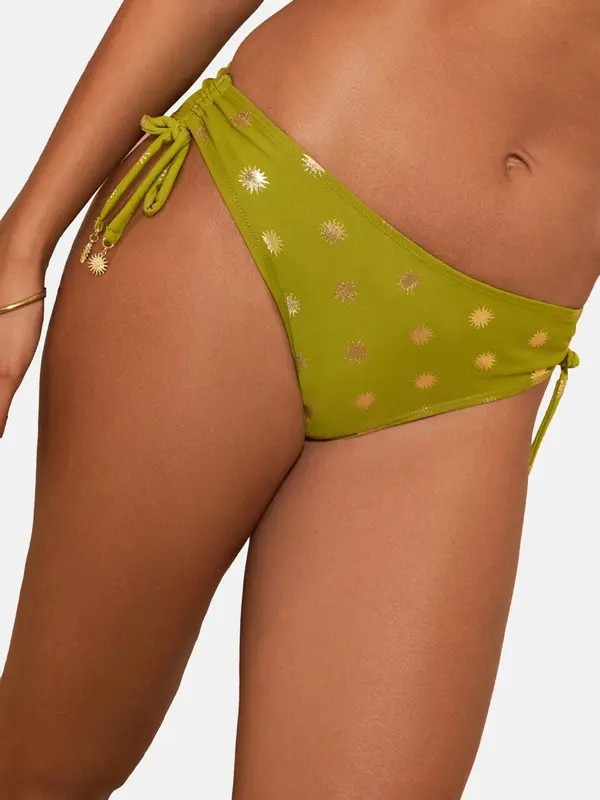 love & roses love & roses Bikini donji dio  zlatna / kivi zelena