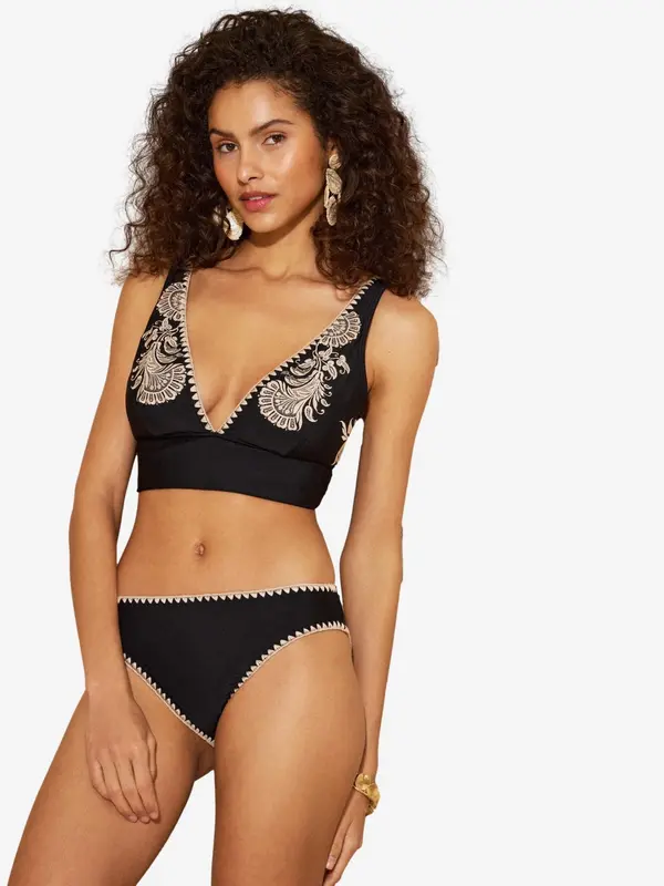 love & roses love & roses Bikini gornji dio  bež / crna