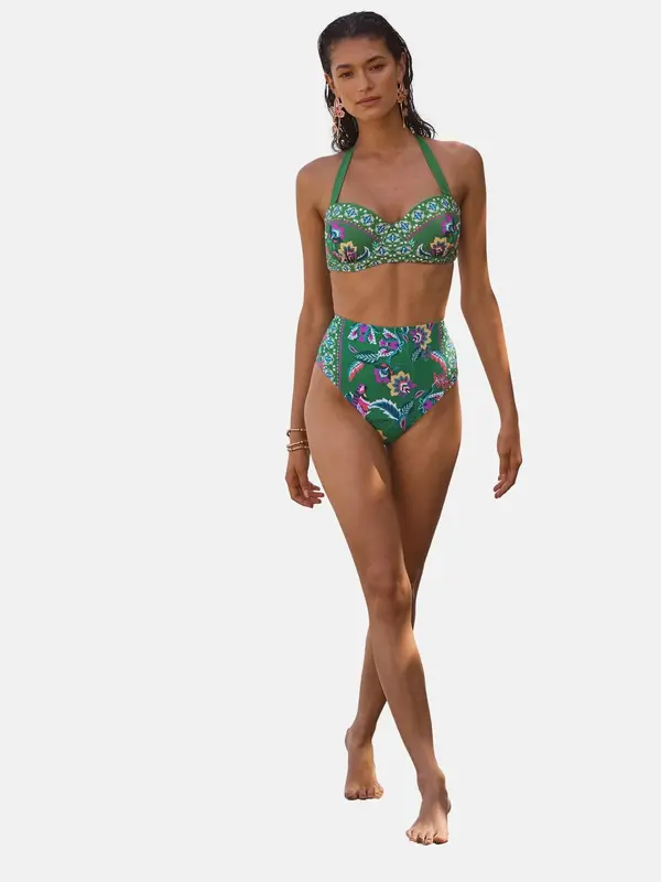 love & roses love & roses Bikini gornji dio  crno plava / med / zelena / ljubičasta