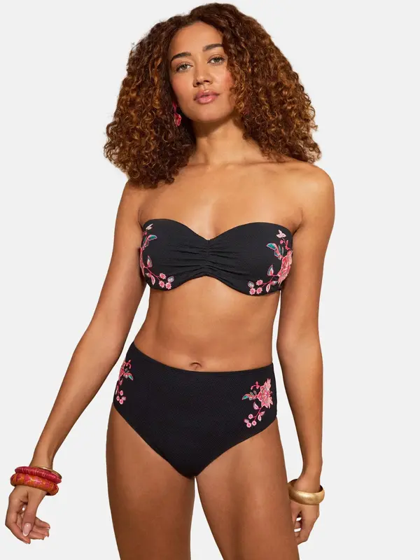 love & roses love & roses Bikini gornji dio  kraljevski zelena / roza / crna