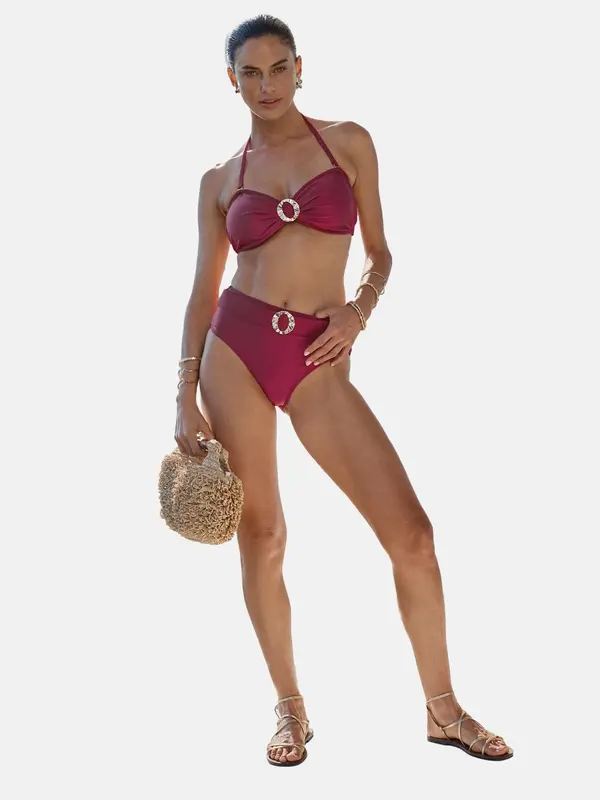 love & roses love & roses Bikini gornji dio  ljubičasto crvena