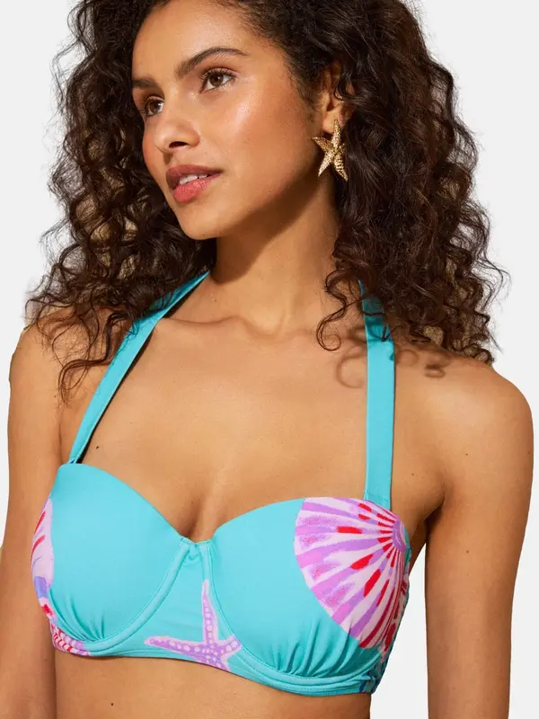 love & roses love & roses Bikini gornji dio  svijetloplava / fuksija