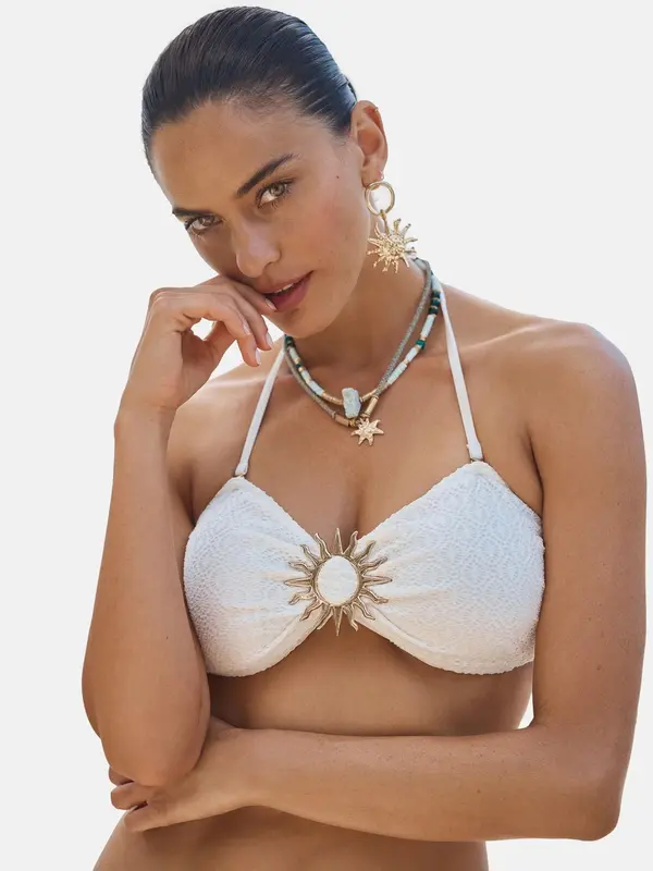 love & roses love & roses Bikini gornji dio  vuneno bijela