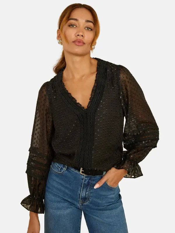 love & roses love & roses Bluza  crna