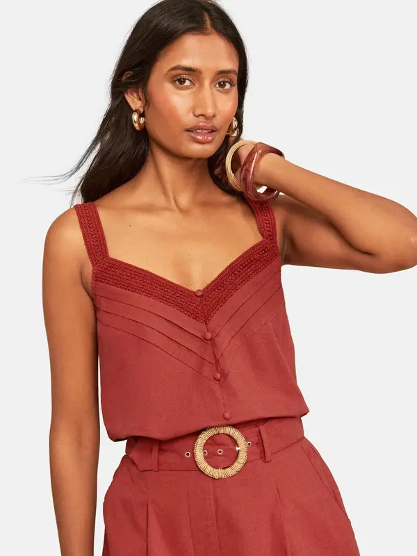 love & roses love & roses Bluza  hrđavo smeđa