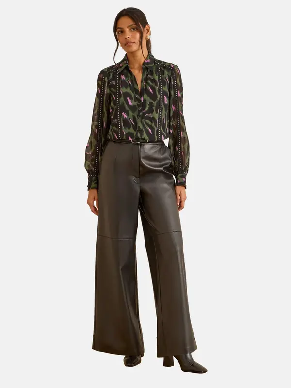love & roses love & roses Bluza  kaki / roza / crna