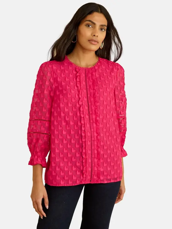 love & roses love & roses Bluza  malina / tamno roza