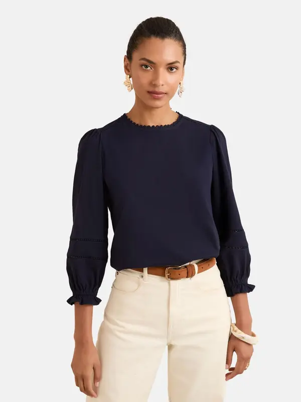 love & roses love & roses Bluza  mornarsko plava