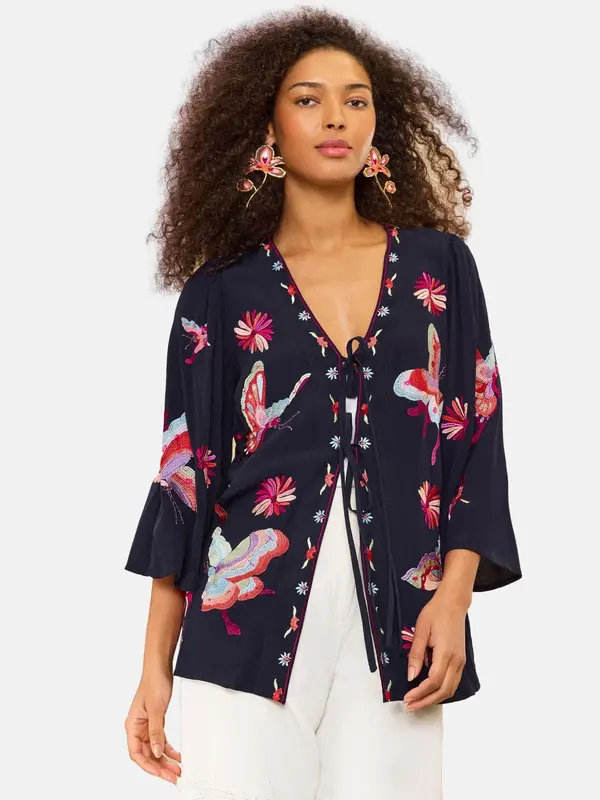 love & roses love & roses Bluza  mornarsko plava / roza