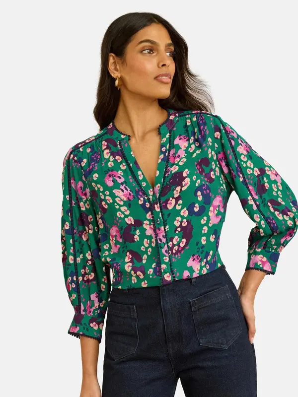 love & roses love & roses Bluza  morsko plava / zelena / ljubičasta / roza