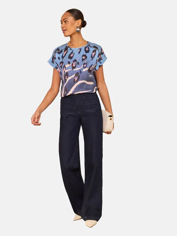 love & roses love & roses Bluza  noćno plava / kraljevsko plava / roza / crna