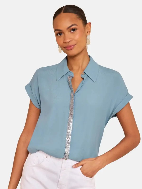 love & roses love & roses Bluza  opal / srebro