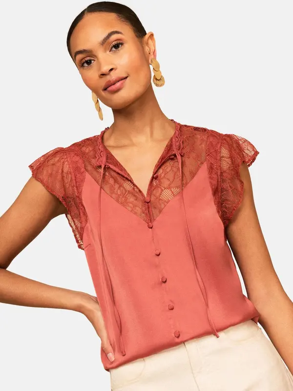 love & roses love & roses Bluza  smeđa