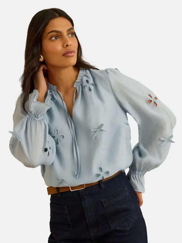love & roses love & roses Bluza  svijetloplava