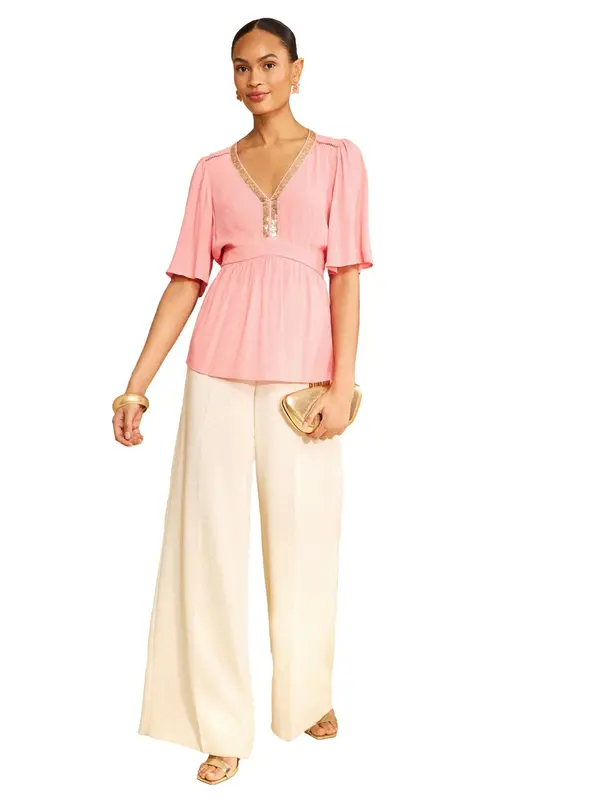 love & roses love & roses Bluza  zlatna / roza