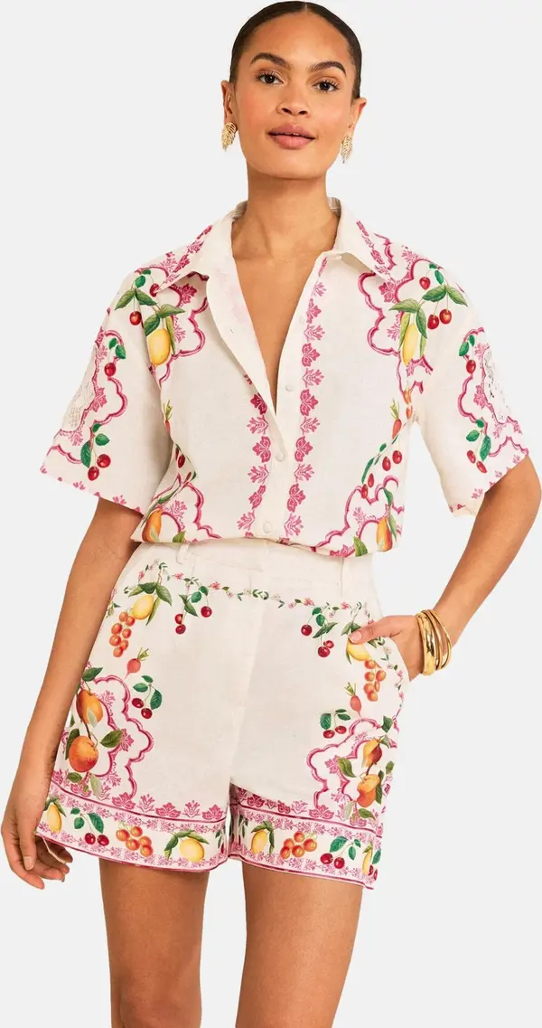 love & roses love & roses Bluza  žuta / zelena / crvena / bijela