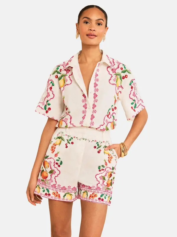 love & roses love & roses Bluza  žuta / zelena / crvena / bijela