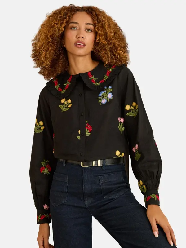 love & roses love & roses Bluza  žuta / zelena / crvena / crna