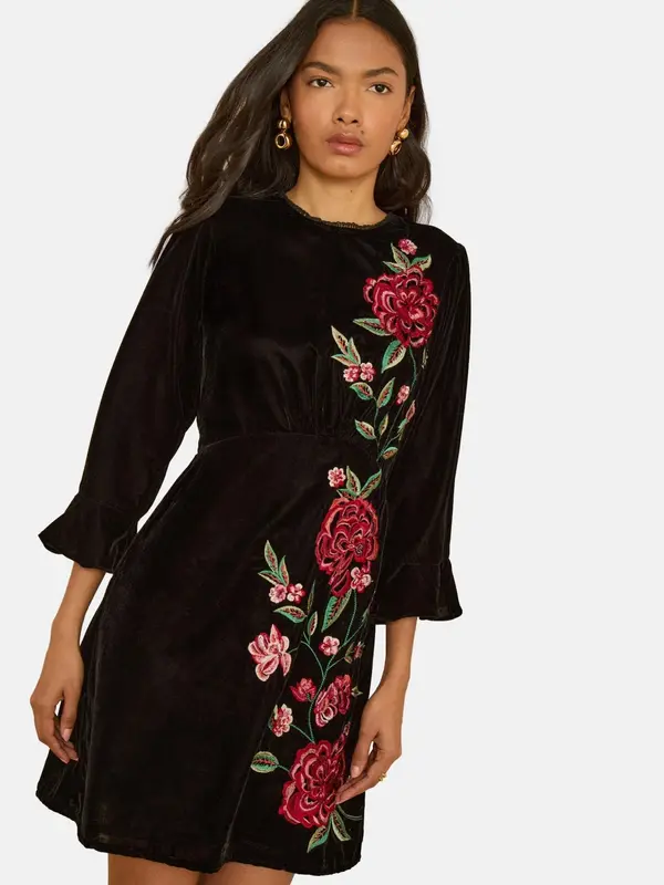 love & roses love & roses Haljina  zelena / roza / crvena / crna