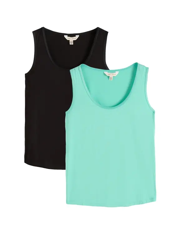 love & roses love & roses Top  akvamarin / crna
