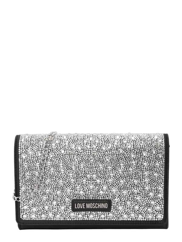 Love Moschino Love Moschino Pismo torbica  crna / prozirna