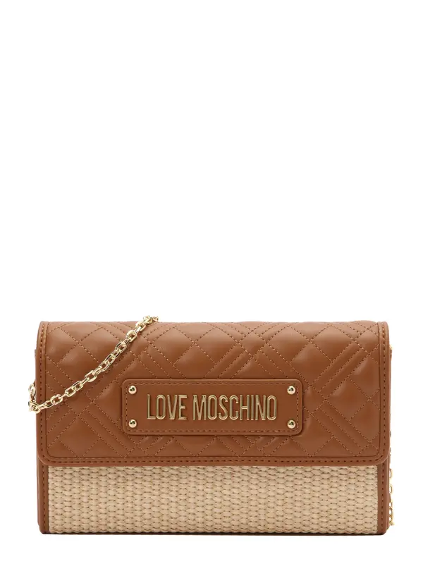 Love Moschino Love Moschino Pismo torbica  smeđa / cappuccino
