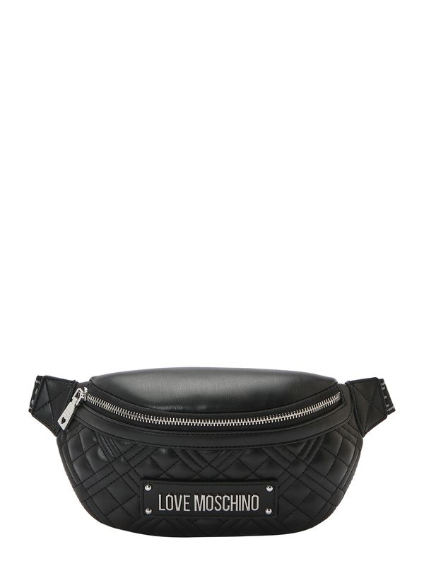 Love Moschino Love Moschino Pojasna torbica  crna / srebro