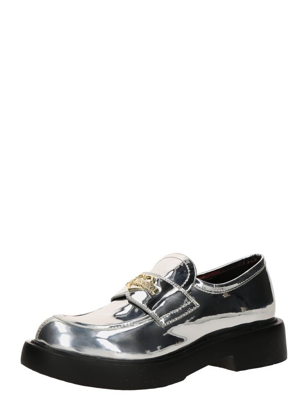 Love Moschino Love Moschino Slip On cipele 'SCARPAD.CITY40'  srebro