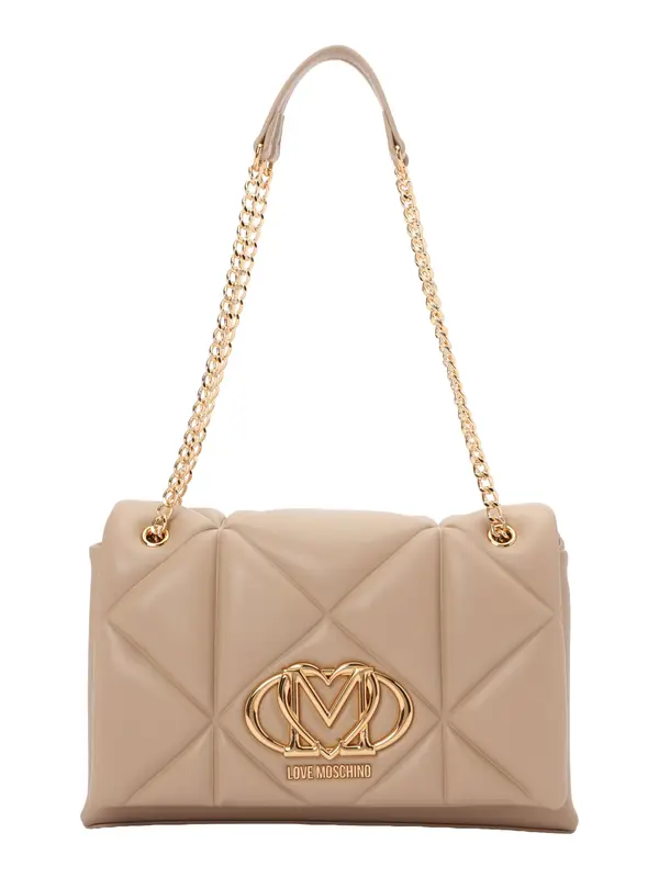 Love Moschino Love Moschino Torba za na rame  zlatna / taupe siva