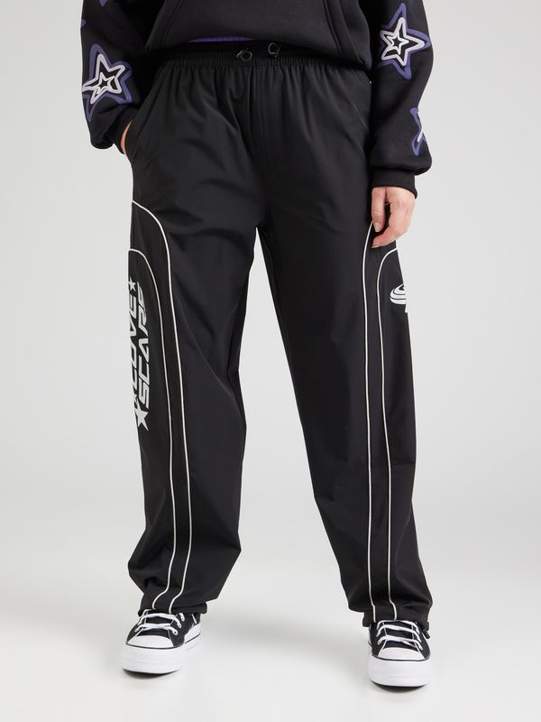 Love Scars Love Scars Hlače  crna / bijela