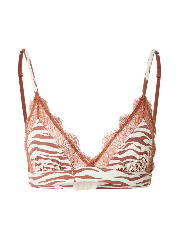 LOVE Stories LOVE Stories Grudnjak 'Love'  smeđa / bijela