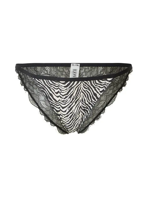 LOVE Stories LOVE Stories Slip 'Wild Rose'  crna / bijela