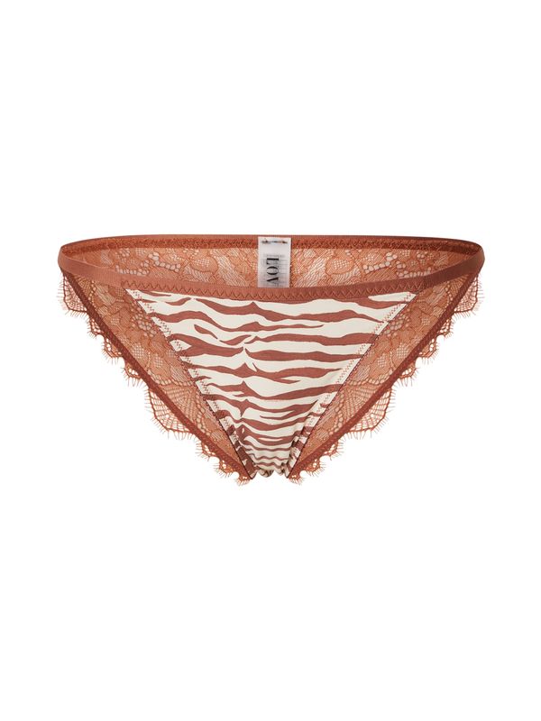 LOVE Stories LOVE Stories Slip 'Wild Rose'  karamela / bijela