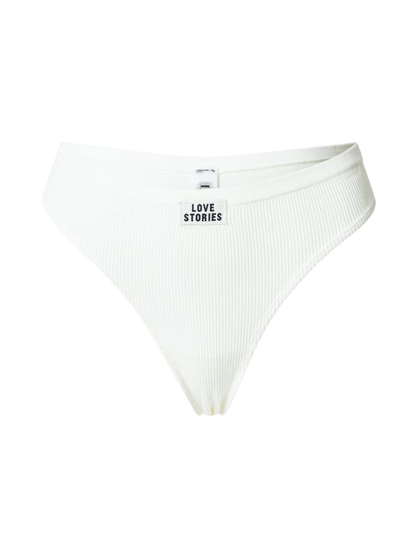 LOVE Stories LOVE Stories Tanga gaćice 'Lima'  crna / prljavo bijela