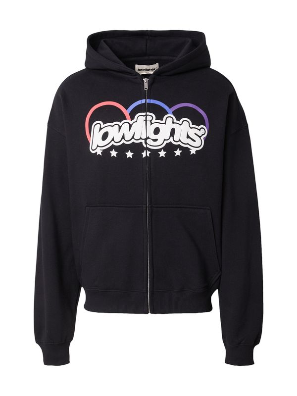 Low Lights Studios Low Lights Studios Gornji dio trenirke 'Three Ring'  ljubičasta / lubenica roza / crna / bijela