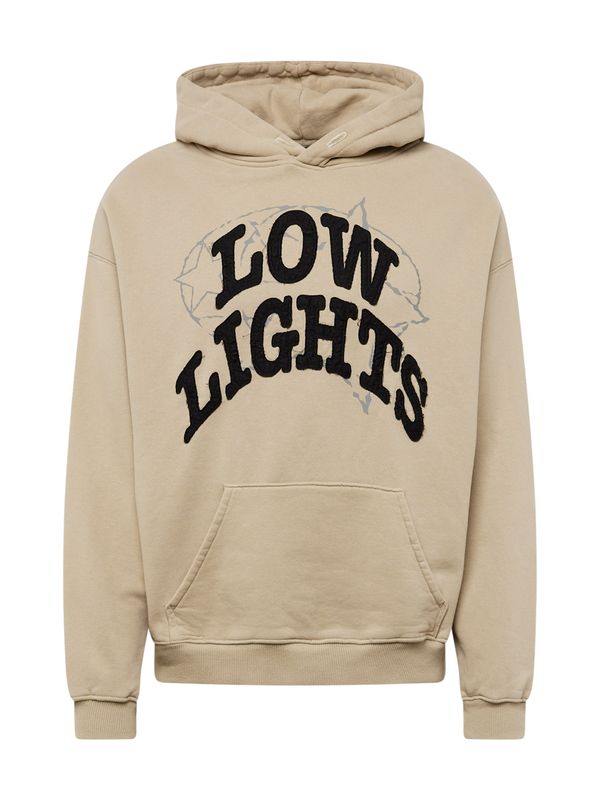 Low Lights Studios Low Lights Studios Sweater majica 'World-Race'  bež / siva / crna