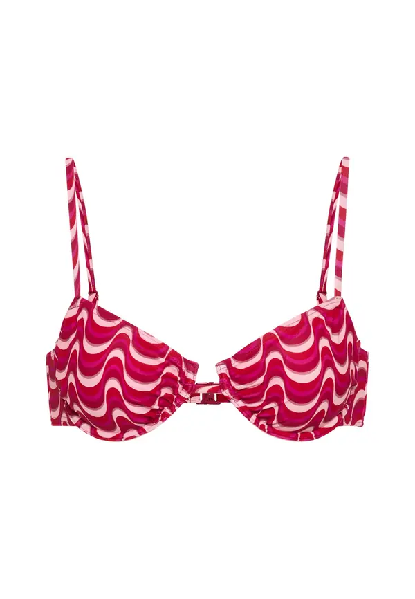 LSCN by LASCANA LSCN by LASCANA Bikini gornji dio  fuksija / pastelno roza / svijetlocrvena