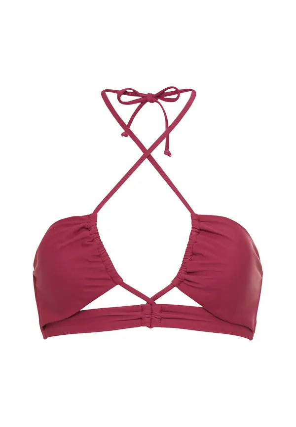 LSCN by LASCANA LSCN by LASCANA Bikini gornji dio 'Gina'  crvena ljubičasta