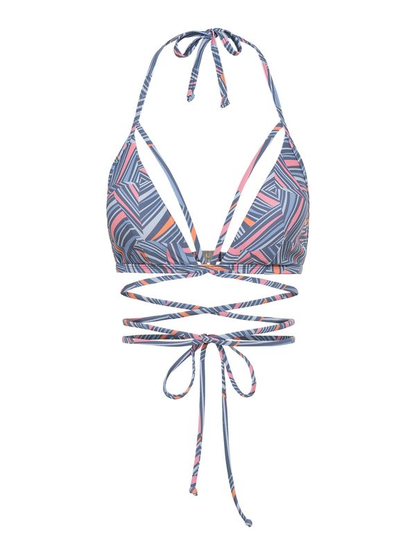 LSCN by LASCANA LSCN by LASCANA Bikini gornji dio 'Lisa'  golublje plava / nebesko plava / narančasta
