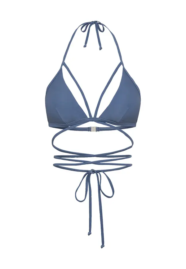 LSCN by LASCANA LSCN by LASCANA Bikini gornji dio  sivkasto plava