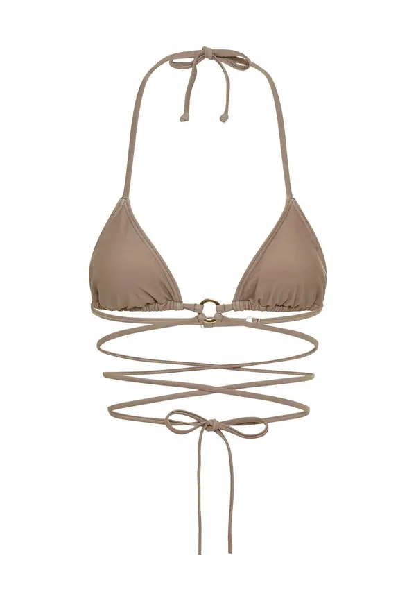 LSCN by LASCANA LSCN by LASCANA Bikini gornji dio  taupe siva