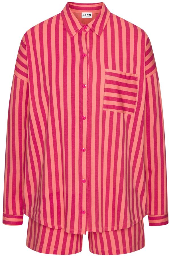 LSCN by LASCANA LSCN by LASCANA Pidžama  losos / tamno roza